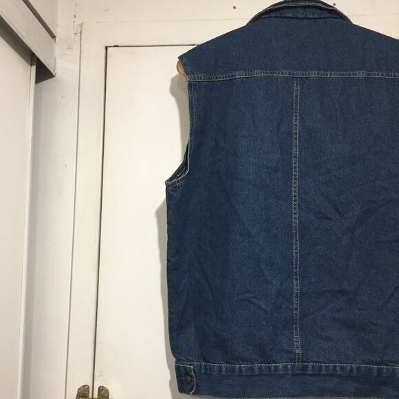 VINTAGE LEE JEANS VESTS SIZE M/L - Picture 7 of 8